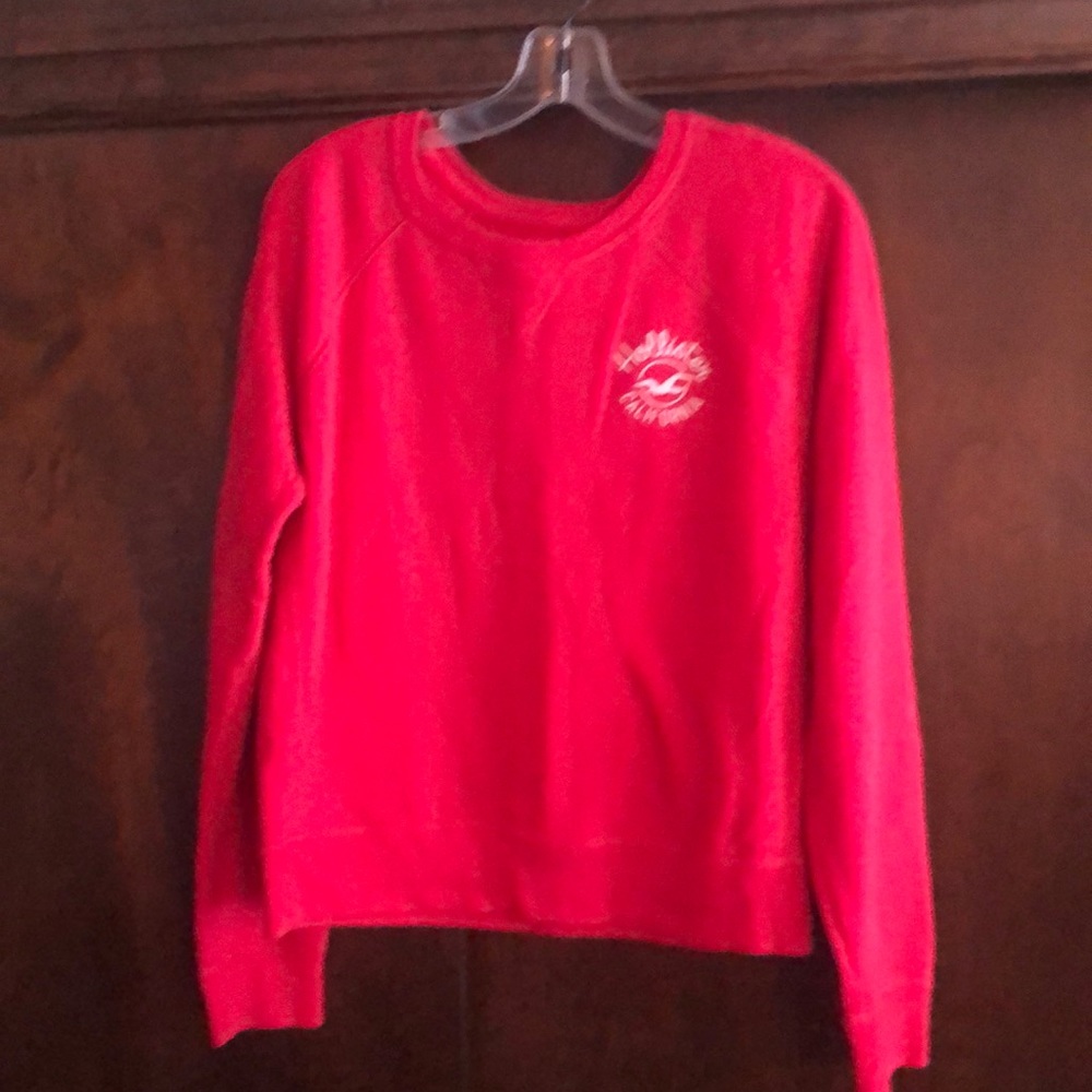 Pink Hollister sweatshirt